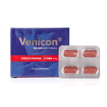 Κάψουλες Στύσης & Συμπλήρωμα Διατροφής - Venicon 4 Tabs