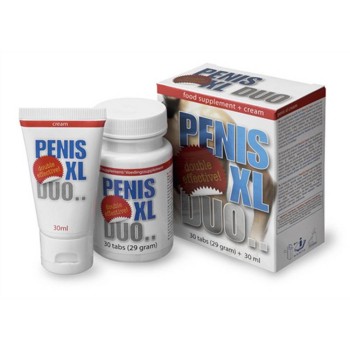 Κρέμα & Κάψουλες Στύσης & Διόγκωσης - Penis XL Duo
