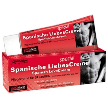 Unisex Διεγερτική Κρέμα Ευαίσθητων Σημείων - Spanish Love Cream Special 40 ml