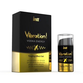 Διεγερτικό & Θερμαντικό Τζελ Unisex - Vibration! Vodka Energy Tingling Gel 15ml