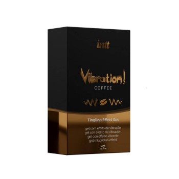Unisex Διεγερτικό & Θερμαντικό Τζελ Με Γεύση Καφέ - Vibration Coffee Tingling Gel 15ml