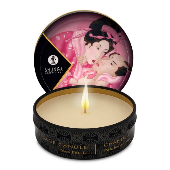 Κερί Για Μασάζ Τριαντάφυλλο - Massage Candle Rose Petals 30ml Sex & Ομορφιά 