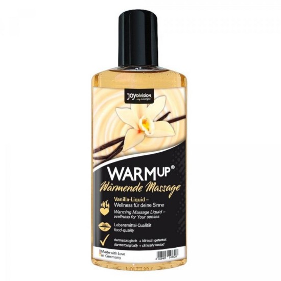 Βρώσιμο Θερμαντικό Λάδι Βανίλια - Warm Up Massage Oil Vanilla Sex & Ομορφιά 