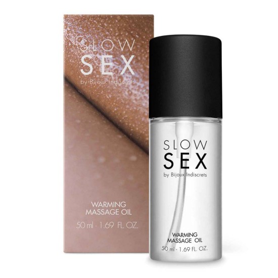 Slow Sex Warming Massage Oil 50ml Sex & Beauty 