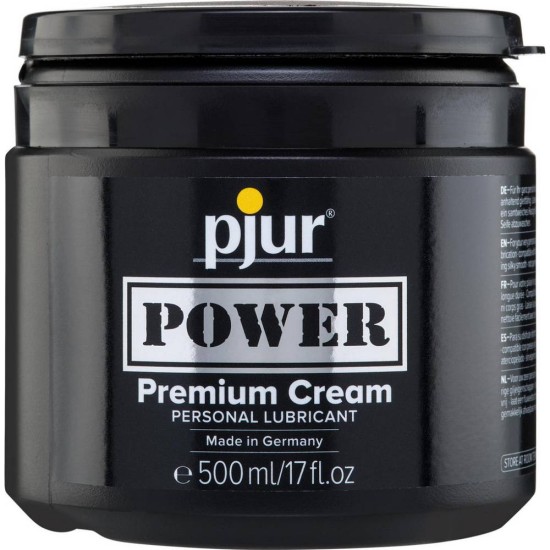 Κρεμώδες Υβριδικό Λιπαντικό - Pjur Power Premium Lubricant 500ml Sex & Ομορφιά 