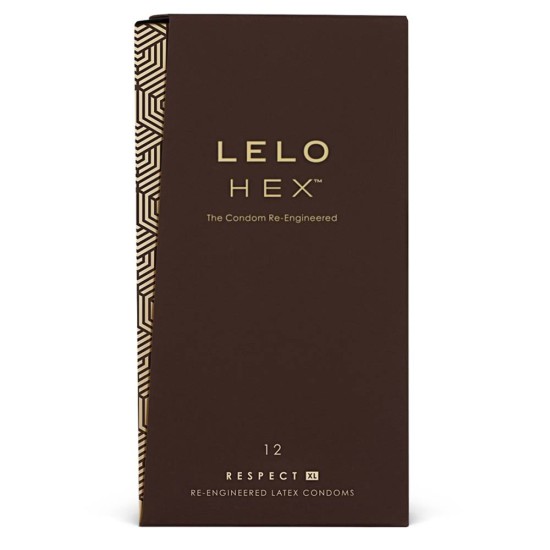 Lelo Hex Condoms Respect XL 12pcs Sex & Beauty 