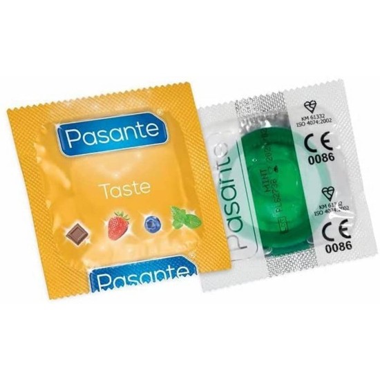 Προφυλακτικό Γεύση Μέντα - Pasante Mint Condom 52mm 1pc Sex & Ομορφιά 