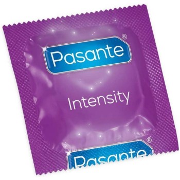 Προφυλακτικό Με Ραβδώσεις & Κουκκίδες - Pasante Ribs & Dots Intensity Condom