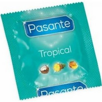 Χρωματιστό Προφυλακτικό Με Γεύσεις - Pasante Tropical Condom