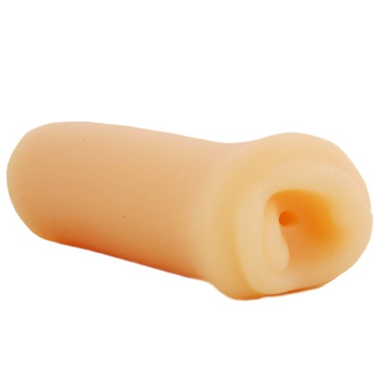 X5 Men Jasmines Hot Mouth Beige 13cm Sex Toys