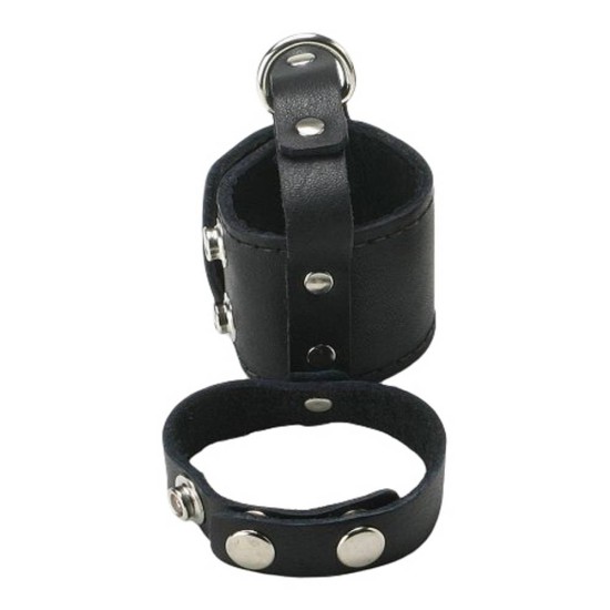 Strict Leather Cock Strap and Ball Stretcher Sex Toys