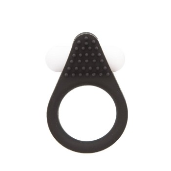 Δαχτυλίδι Σιλικόνης Με Δόνηση - Lit Up Silicone Stimu Ring 1 Black