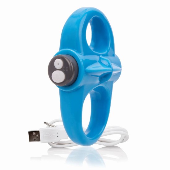 Charged Yoga Vibe Ring Blue Sex Toys