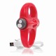 Charged Yoga Vibe Ring Red Sex Toys