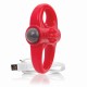 Charged Yoga Vibe Ring Red Sex Toys