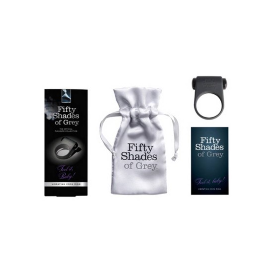 Fifty Shades Of Grey Feel It Vibrating Cock Ring Sex Toys