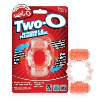 The Two O Vibe Cockring Pink