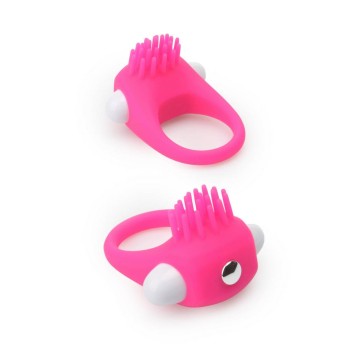 Δονούμενο Δαχτυλίδι Ροζ - Lit Up Silicone Stimu Ring 5 Pink