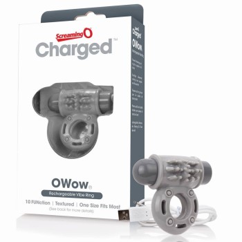 Charged Owow Vibe Ring Grey