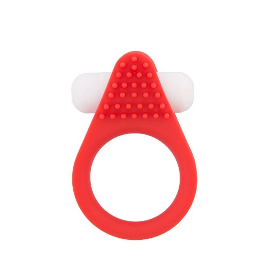 Lit Up Silicone Stimu Ring 1 Red Sex Toys