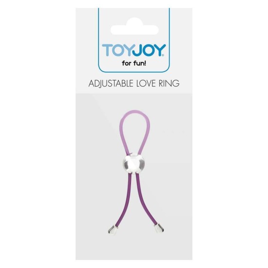 Ρυθμιζόμενο Δαχτυλίδι Πέους Σιλικόνης – Adjustable Love Ring Purple Sex Toys 