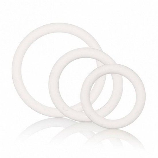 Tri Rings Set Of 3 White Sex Toys