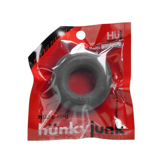 Απαλό & Ελαστικό Δαχτυλίδι Πέους - Huj Silicone Cockring Grey Sex Toys 
