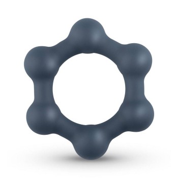 Δαχτυλίδι Πέους - Hexagon Cockring With Steel Balls