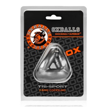 Δαχτυλίδι Πέους & Όρχεων Oxballs Tri-Sport Cockring Steel