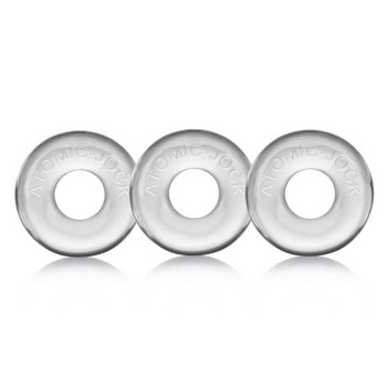 Ringer Of Do-Nut 3 Pack Cockrings Clear