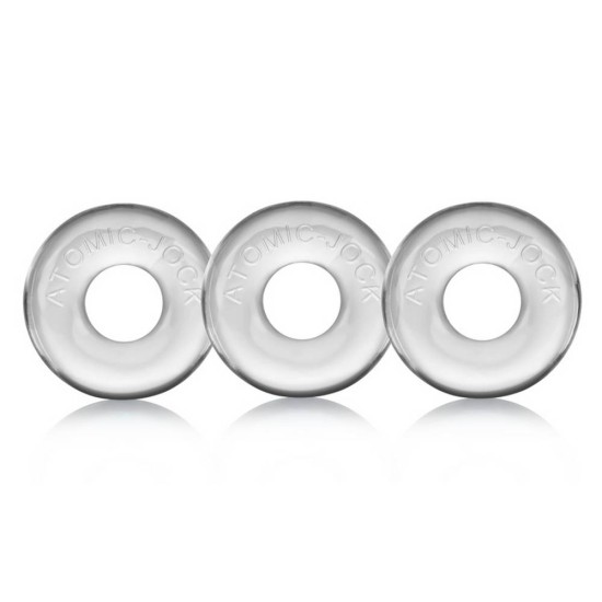 Ringer Of Do-Nut 3 Pack Cockrings Clear Sex Toys