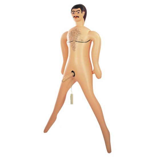 Ρεαλιστική Αντρική Κούκλα Με Δονητή - Big John PVC Inflatable Doll With Penis Sex Toys 