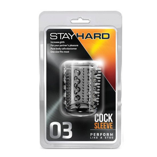 Stay Hard Cock Sleeve 03 Clear Sex Toys