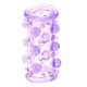 Κάλυμμα Πέους Με Κουκκίδες – Jelly Joy Lust Cluster Purple Sex Toys 