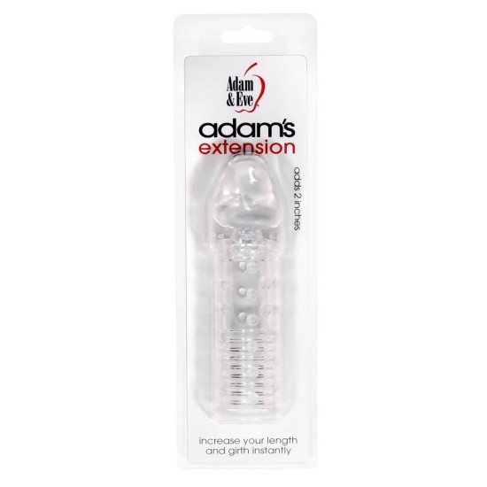 Adam's Extension Sleeve Clear Sex Toys