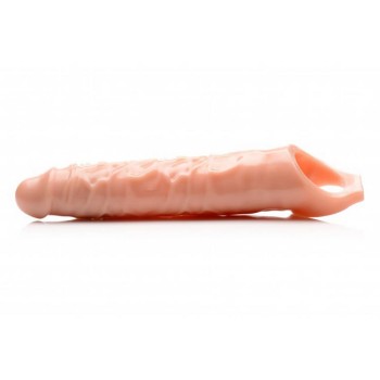 Ρεαλιστικό Κάλυμμα Επέκτασης Πέους - Extender Penis Sleeve With Nubs Light Skin