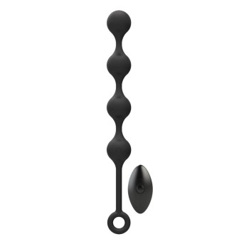 Ασύρματες Μπίλιες Πρωκτού - Quattro Remote Control Vibrating Pleasure Beads Black