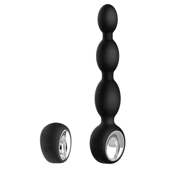 Ασύρματος Πρωκτικός Δονητής - Dione Remote Anal Vibrator Black Sex Toys 