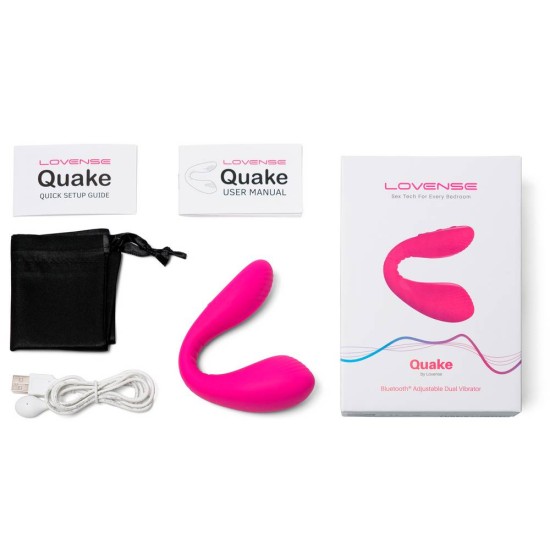 Διπλός Δονητής Με Εφαρμογή Κινητού - Lovense Quake Adjustable Dual Vibrator Sex Toys 