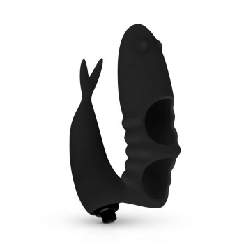Δονητής Δάχτυλου - Finger Vibrator Black 8,5cm