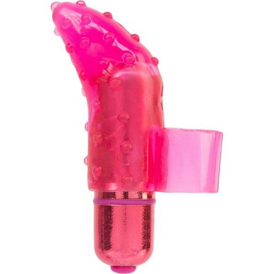 Δονητής Δαχτύλου - Frisky Finger Vibrator With Bullet Pink Sex Toys 