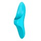 Επαναφορτιζόμενος Δονητής Δαχτύλου - Teaser Finger Vibrator Blue Sex Toys 