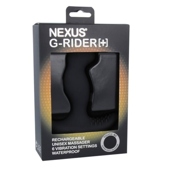 Επαναφορτιζόμενος Unisex Δονητής - Nexus G Rider Plus Vibrator Black Sex Toys 