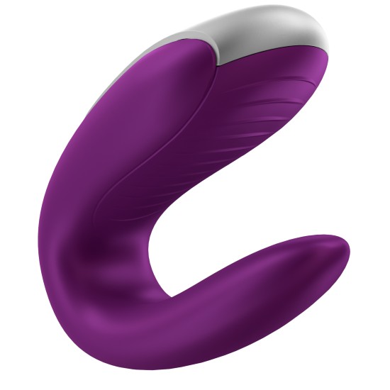 Δονητής Ζευγαριών Με Εφαρμογή - Satisfyer Double Fun Violet Sex Toys 