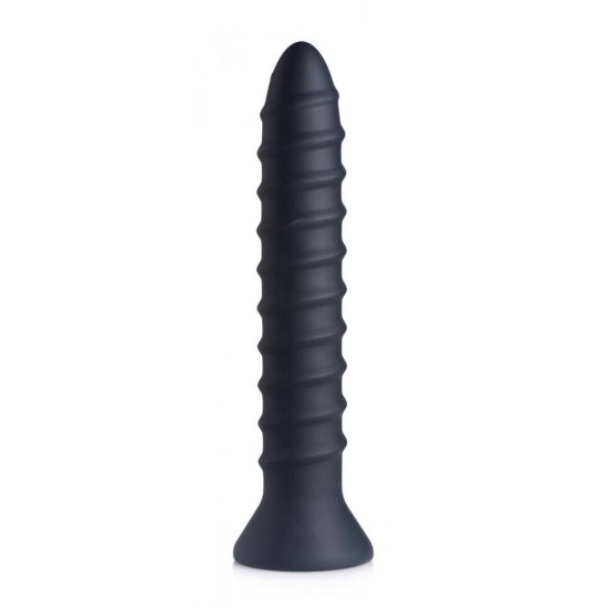 Επαναφορτιζόμενος Δονητής Με Ραβδώσεις - Power Screw Vibrating Dildo Sex Toys 