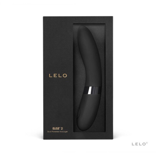 Επαναφορτιζόμενος Κλασσικός Δονητής - Lelo Elise 2 Vibrator Black Sex Toys 