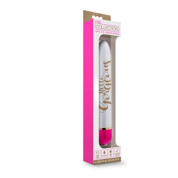 Κλασικός Δονητής Με Σχέδια - The Collection Hello Gorgeous Hot Pink Vibrator 17.7cm