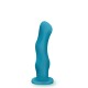 Κλασικός Δονητής Σιλικόνης - Impressions N3 Vibrator Teal 19cm Sex Toys 