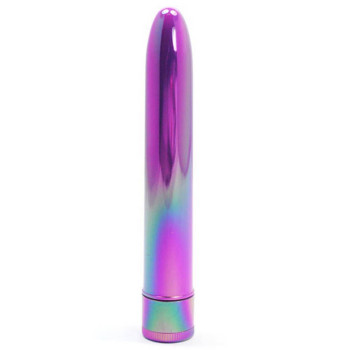 Μωβ Γυαλιστερός Δονητής - The Classic Vibrator 18cm