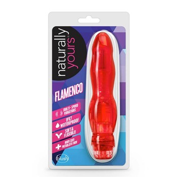 Naturally Yours Flamenco Vibrator Red